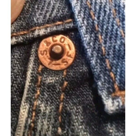 Vintage Levi Strauss Men's Jean's Size 36/32 Orange Tab Straight Legs Made In... - Picture 12 of 13